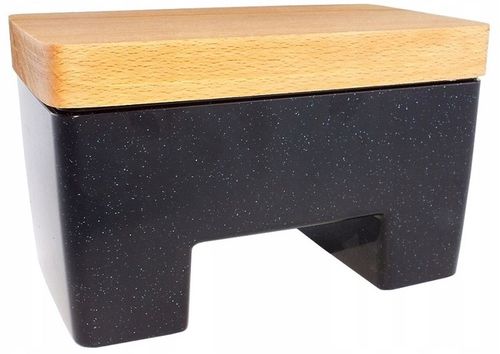 PRACTIC INTELIGENTNA MASELNICZKA WODNA Z POKRYWA POJEMNIK NA MASŁO CZARNA na Arena.pl