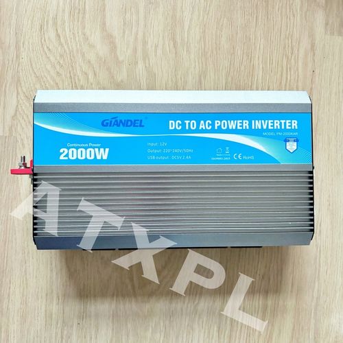 Giandel Przetwornica sinusoidalna 2000 W, Dc 12 V na Arena.pl