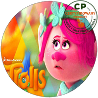 Opłatek na tort Trolls Trolle