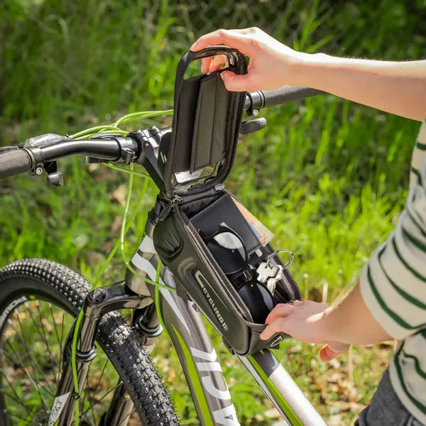 Torba Rowerowa na Ramę Sawka Etui na Telefon Rower zdjęcie 9