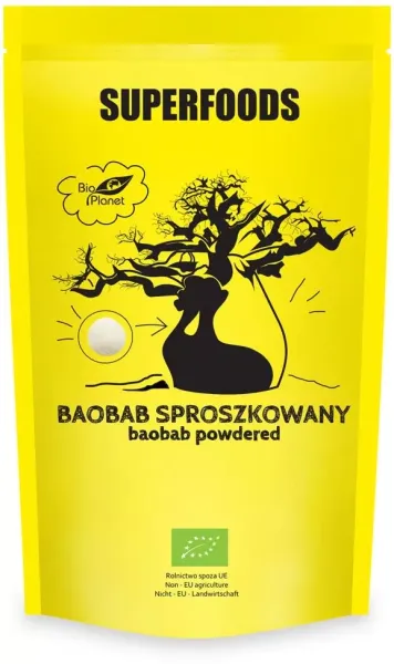 Baobab Sproszkowany BIO 150 g - BIO Planet zdjęcie 1