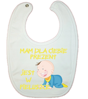 Śliniaczek Bawełniany Prezent w pieluszcze