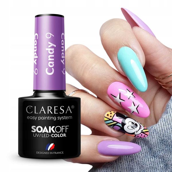 CLARESA LAKIER HYBRYDOWY CANDY 9 zdjęcie 3