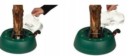 Stojak pod choinkę STABILNY PODSTAWA POD DRZEWKO ZIELONA DO 2,5 METRÓW na Arena.pl