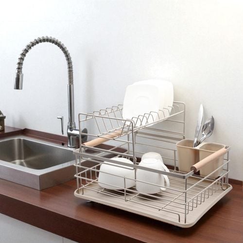 suszarka dwupoziomowa do naczyń z ociekaczem i tacą 4027 na Arena.pl