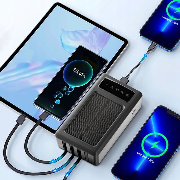 POWERBANK SOLARNY 20000 MAH KABEL ŁADOWANIE zdjęcie 8