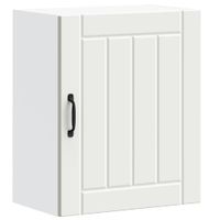 Szafka ścienna kuchenna Lucca Biała, drewno klejone