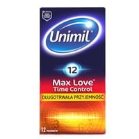 Unimil Max Love – Prezerwatywy Przedłużające Stosunek, 12 Szt.