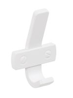 Wieszak na ubrania Schwinn Z278 Rozstaw w mm - 32, Kolor pokrycia - Biały półmat lakier