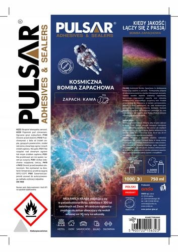 ODŚWIEŻACZ POWIETRZA SPRAY PULSAR ZAPACH KAWA 750 ml x11 na Arena.pl