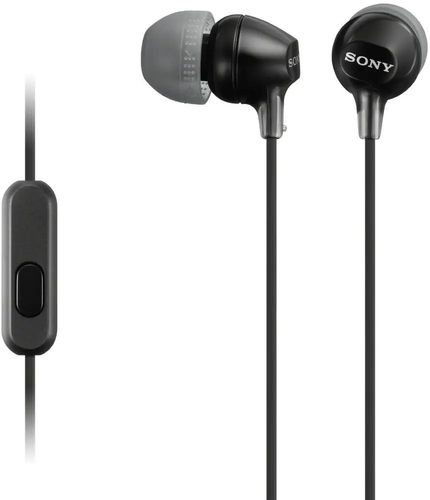 Słuchawki dokanałowe Sony MDR-EX15AP czarny na Arena.pl