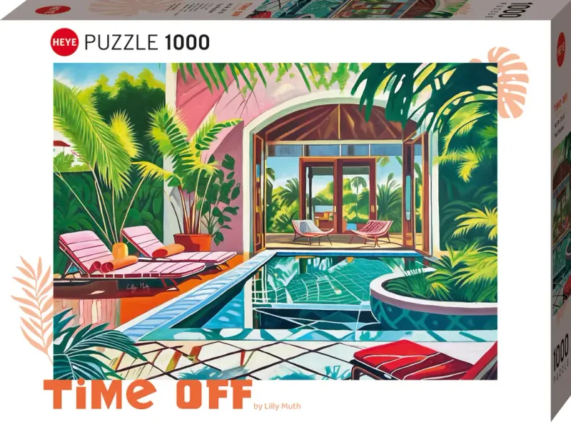 Puzzle 1000 elementów. Timeoff. Basen. Joanna Pilarczyk zdjęcie 1