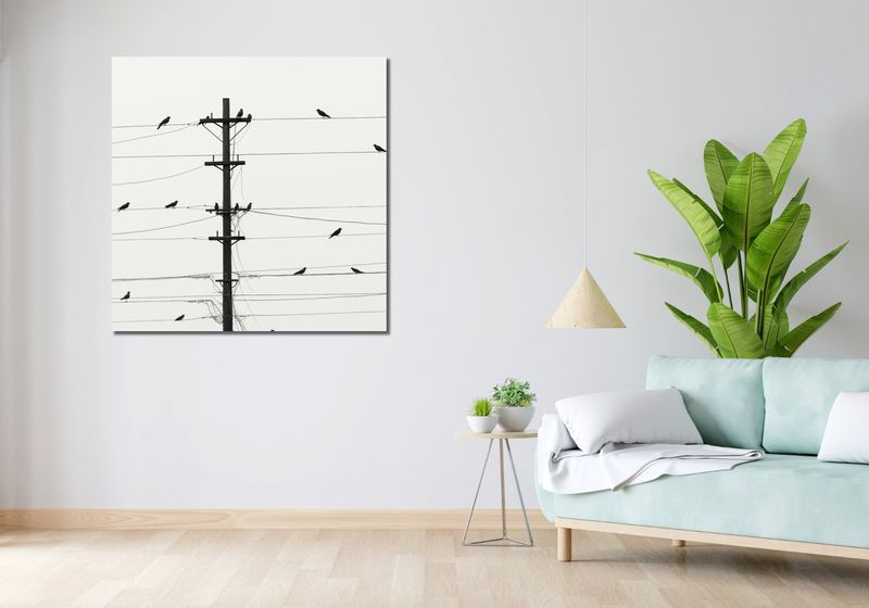 Obraz 100x100cm Symfonia na Drutach zdjęcie 2