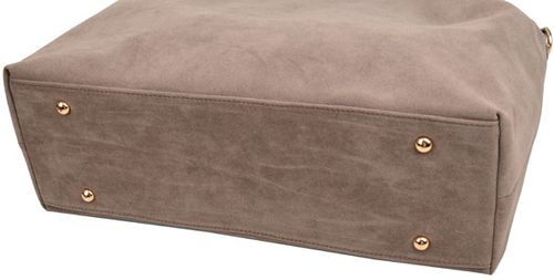 FLORA&CO PARIS TOREBKA damska SHOPPER A4 CASUAL ZAMSZ BEŻ na Arena.pl