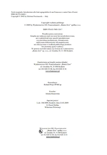 Wprowadzenie do źródeł franciszkańskich na Arena.pl