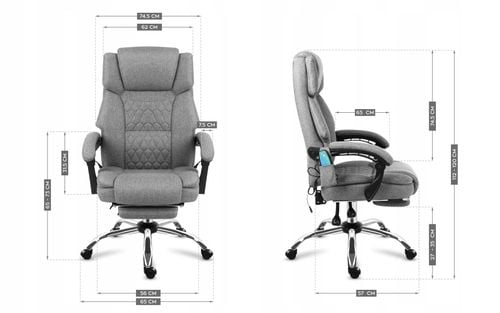 Fotel ergonomiczny Huzaro Boss 6.0 Grey na Arena.pl