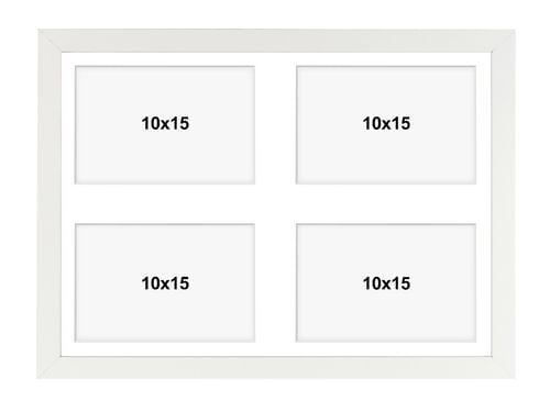 Ramka na 4 zdjęcia Hekla 30x40x4 galeria biały 1szt. na Arena.pl