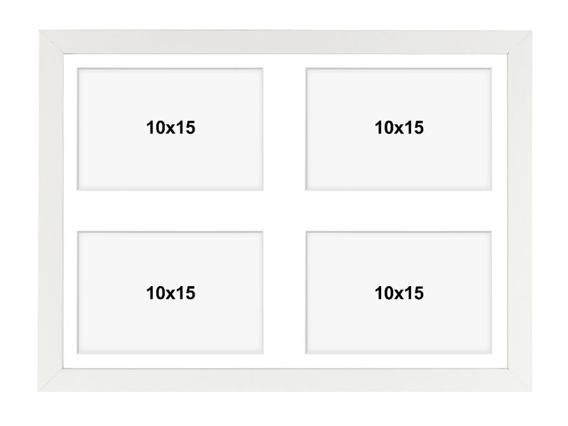 Ramka na 4 zdjęcia Hekla 30x40x4 galeria biały 1szt. zdjęcie 7