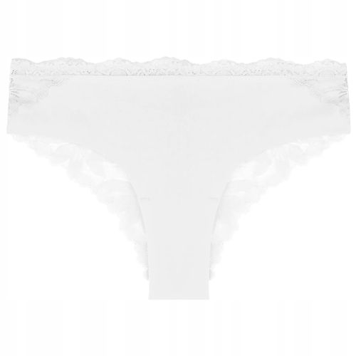 Majtki Figi Damskie Koronkowe Bikini Seksowne Bawełniane 3-szt. MORAJ - XL na Arena.pl