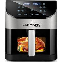 FRYTKOWNICA BEZTŁUSZCZOWA FRYTOWNICA AIRFRYER DUŻA 12 PROGRAMÓW 6l 1500W