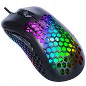 LEKKA GAMINGOWA MYSZ-KA DLA GRACZY LED 6400DPI 65g