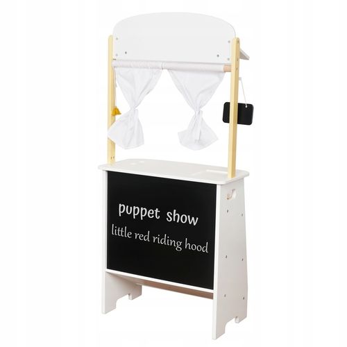 DREWNIANY STRAGAN TEATRZYK MINI MARKET SKLEP WARZYWNIAK Z AKCESORIAMI na Arena.pl