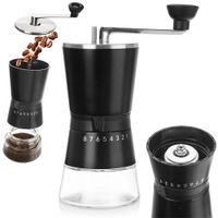 Młynek do Mielenia Kawy Ręczny Klasyczny Stalowy Ceramiczny Mechanizm