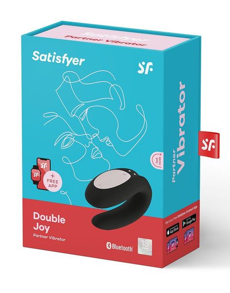 Wibrator - Double Joy Partner Vibrator Black zdjęcie 7