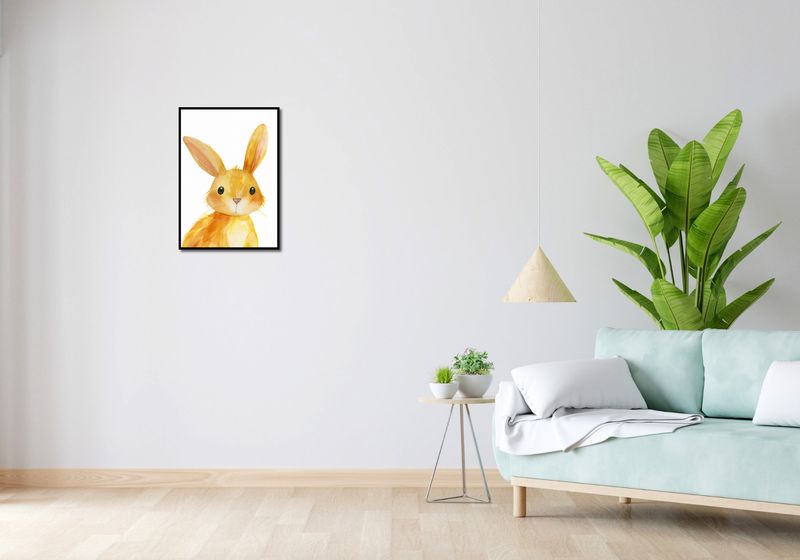 Plakat 42x59,4cm Słodki Zajączek zdjęcie 4