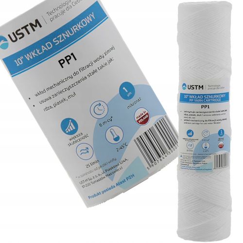 10x FILTR DO WODY WKŁAD 10' SZNURKOWY 1 MIKRON PP1 na Arena.pl