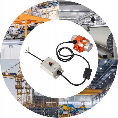 SILNIK WIBRACYJNY 3000 OBR/MIN Z REGULATOREM PRĘDKOŚCI, ELEKTRYCZNY SILNIK na Arena.pl