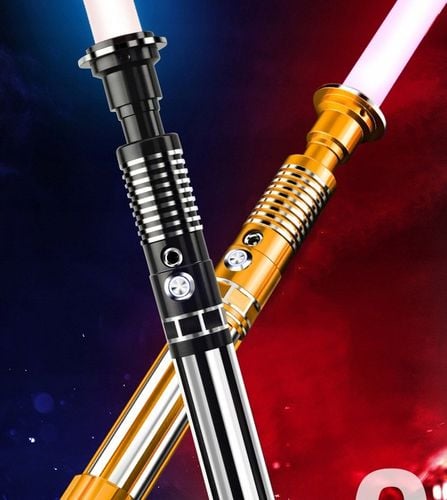 MIECZ ŚWIETLNY ŚWIECĄCY Z DŹWIĘK STAR WARS ZABAWKOWY RGB 16 KOL METAL MIECZ na Arena.pl