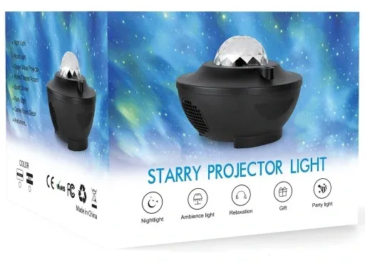 PROJEKTOR GWIAZD KULA LAMPKA LED NOCNA BLUETOOTH zdjęcie 2