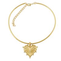 choker z sercem z kolekcji bella (c23/zwe/03au)