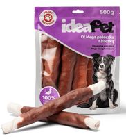 Smaczny przysmak przekąska dla psa - IdeaPet Mega pałeczka z kaczką 500g