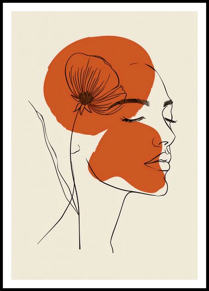 Plakat 68x98cm Ciepło Kwiatu zdjęcie 3