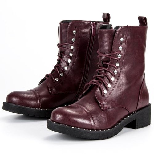 Bordowe botki workery r.37 na Arena.pl