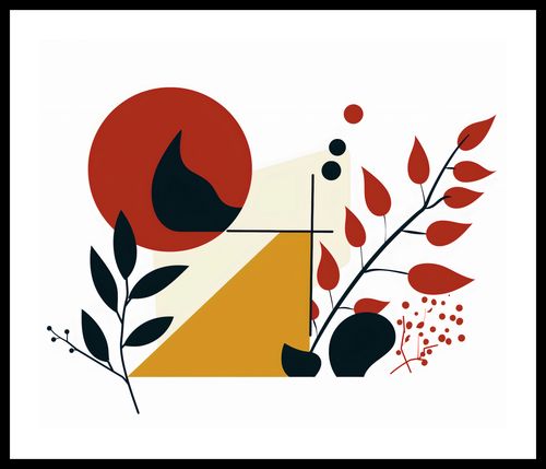 Plakat 60x50cm Ogień i Flora na Arena.pl