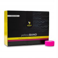 Owijki na kostki yellowBAND - 2,5cm x 4,5m, intensywny różowy zestaw 12 szt