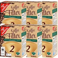 Filtry do kawy, ekspresu Kaffee Filter 2 GG 100 szt 6 szt.