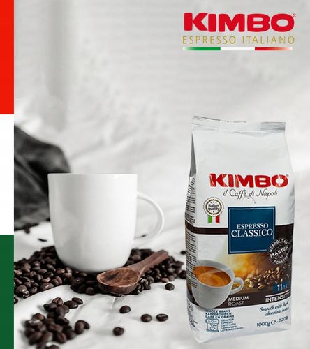 Kawa ziarnista KIMBO ESPRESSO CLASSICO 1 kg + GRATIS videobook na Arena.pl