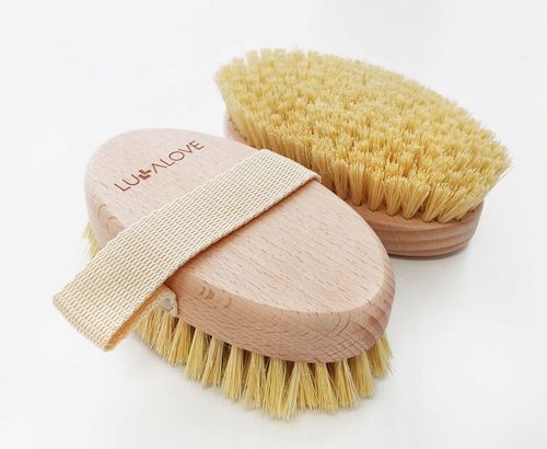 LULLALOVE SZCZOTKA DO MASAŻU CIAŁA NA SUCHO TAMPICO KLASYK OWALNA OSTRA na Arena.pl