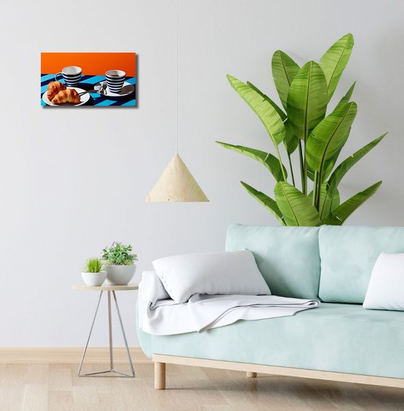 Obraz 40x20cm Croissanty zdjęcie 2