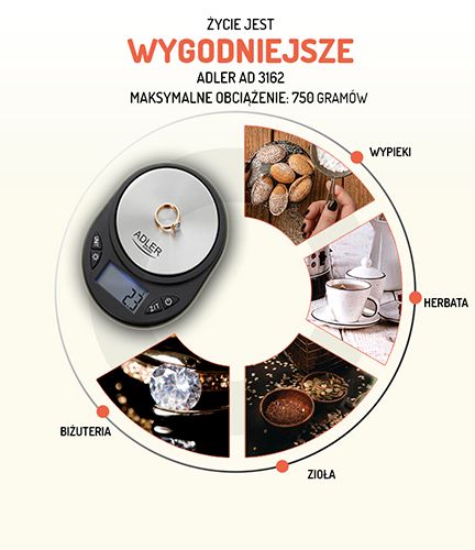 AD 3162 Waga precyzyjna zdjęcie 7