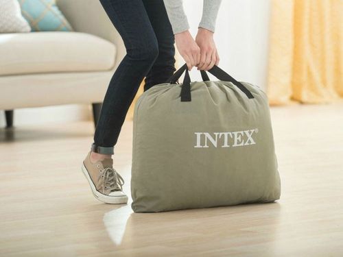 MATERAC DMUCHANY ŁÓŻKO INTEX + TORBA na Arena.pl