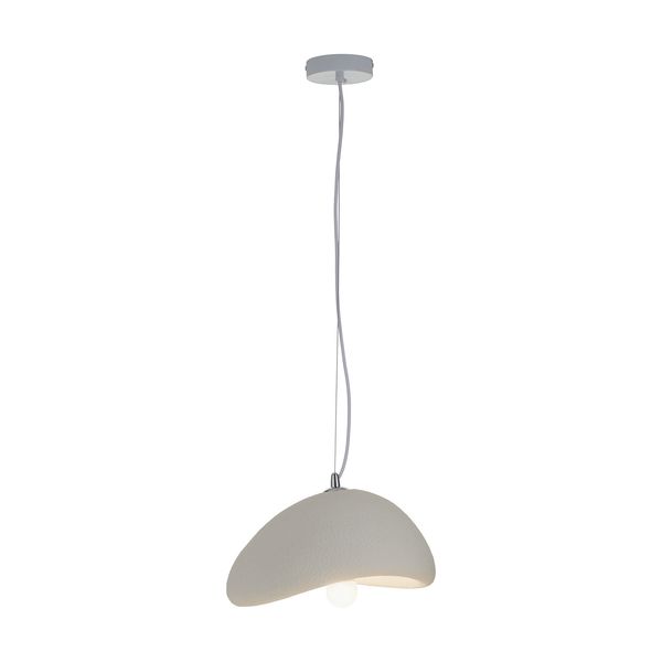 Lampa wisząca STONE biała 30 cm zdjęcie 6