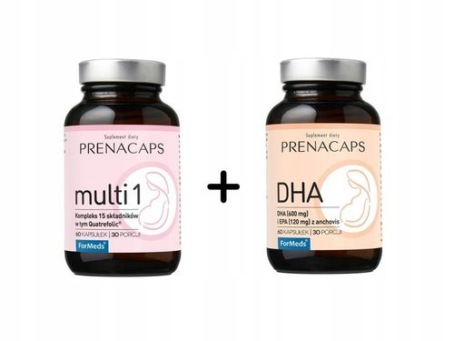 ForMeds PRENACAPS MULTI1 + DHA 1 Trymestr Ciąży na Arena.pl