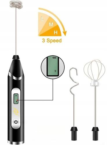 Spieniacz do mleka blurr SPIENIACZ MIKSER DO MLEKA KAWY ELEKTRYCZNY na Arena.pl