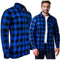 KOSZULA ROBOCZA FLANELOWA do pracy oddychająca męska KRATA 100% BAWEŁNA!