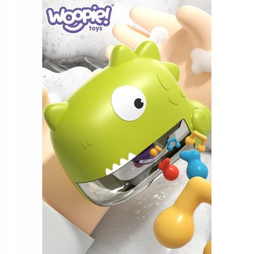 WOOPIE Zabawka do Kąpieli Dinozaur do Robienia Piany Zielony na Arena.pl